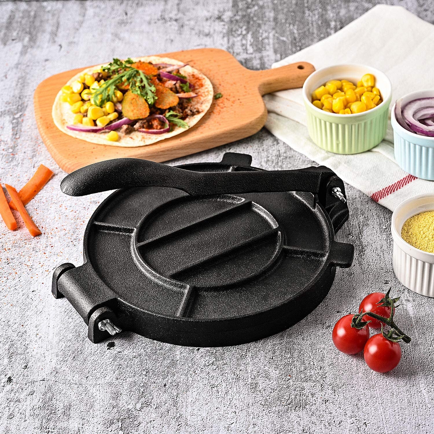 Пресс для приготовления муки, кукурузы, плоского хлеба, Питы