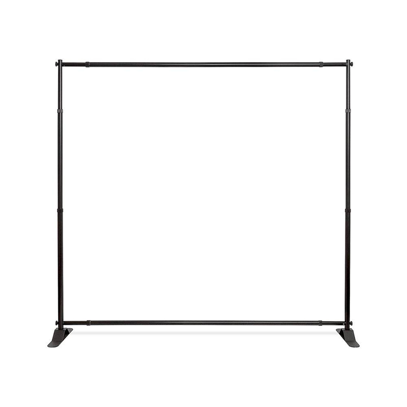 Versatile & Reusable 8ft & 10ft Custom Backdrop Banner Stand Display Rack