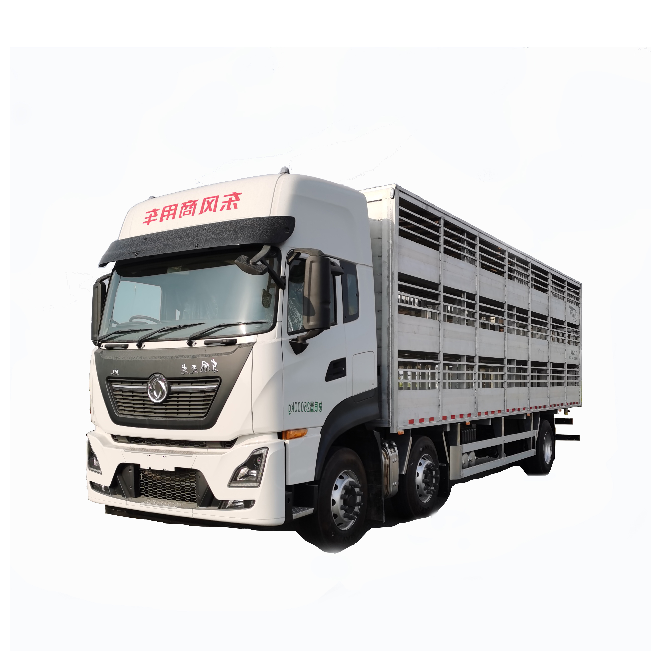 Новый дизайн Dongfeng Tianlong 6x2 3 террас для перевозки домашней птицы живая доставка свиней грузовик для продажи