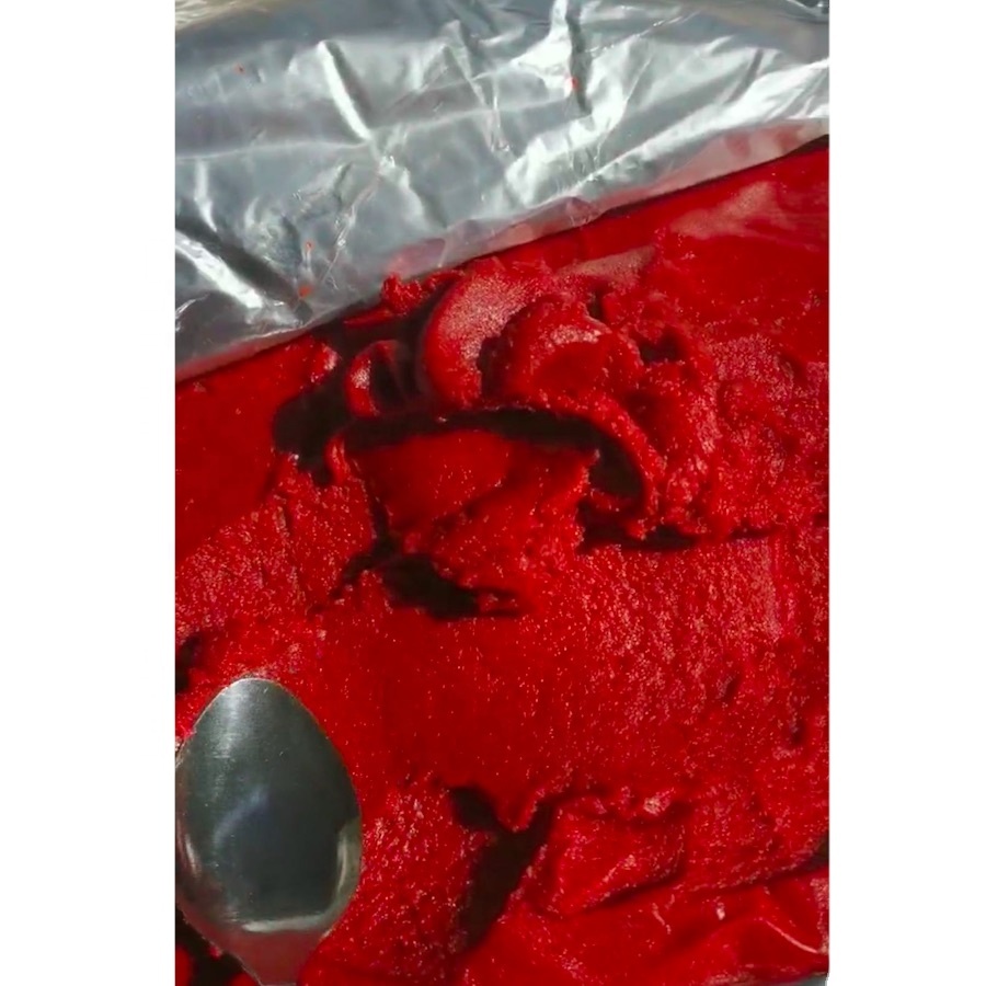 Halal Brix 36-38% Cold Break Fresh Bulk Tomato Paste For Europe