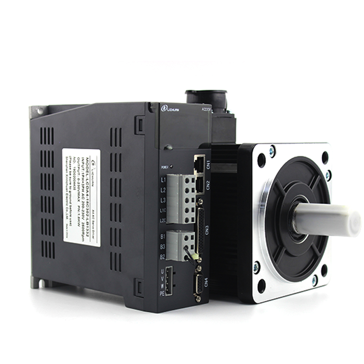 Серводвигателей c ЧПУ Типа CNC 2.2KW 7.7N.M 2500 об/мин 130 мм AC 220V 3ph 2KW сервопривод Servo Мотор с 17 бит цветастую кодировщик