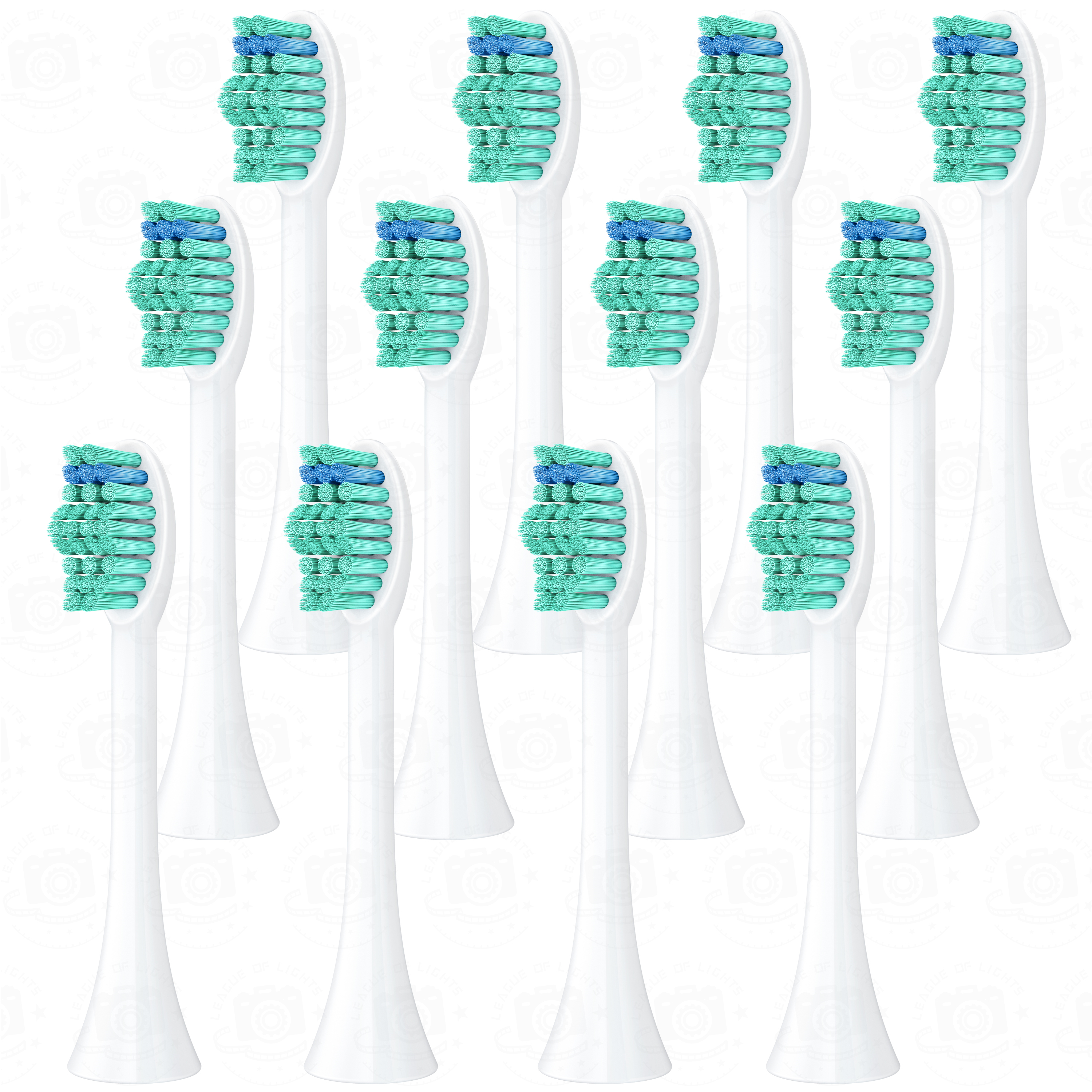 Сменные насадки для зубной щетки для epicano Phillips совместим с Sonicare доска управления HX9023,12 упаковок
