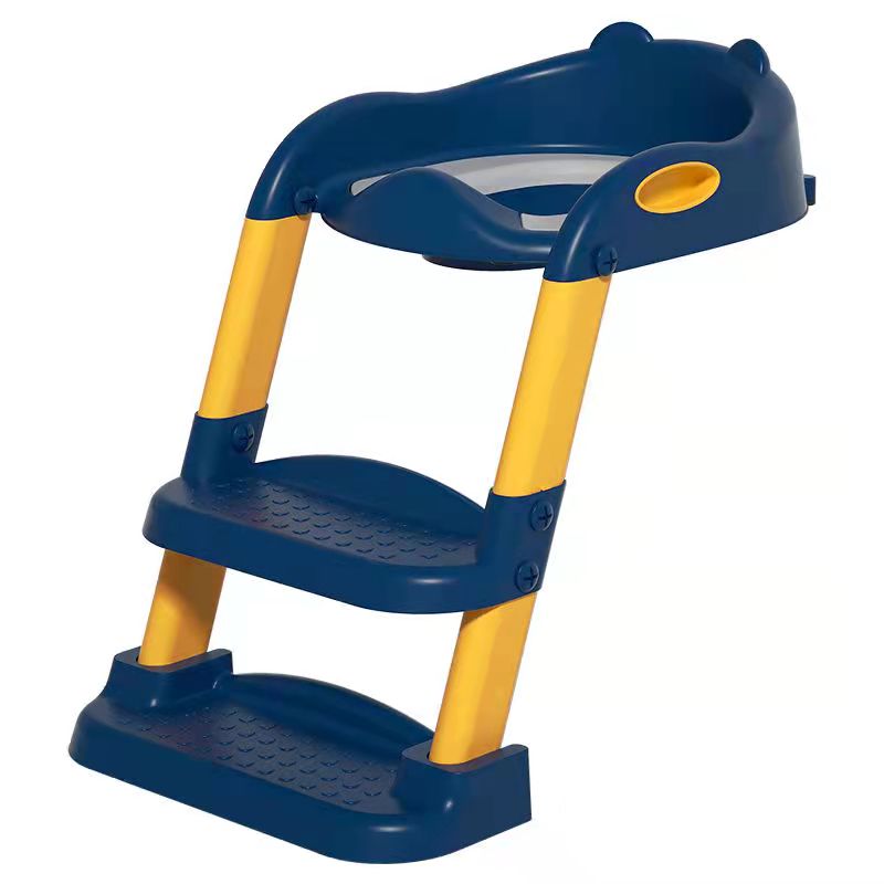 Portable plastic folding chair children's potty training adjustable toilet step stool potty ladder