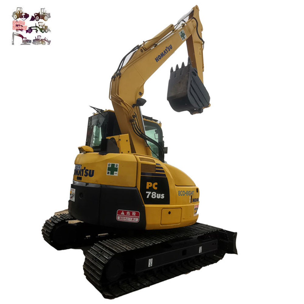 Pc78 Second-hand Komatus 8 Ton Crawler Used Japanese Controller PC78 Pc 78us-8 Excavator Machine