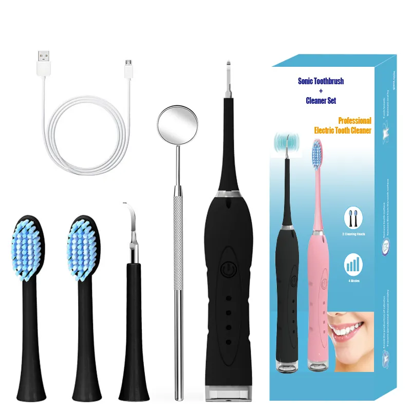 Electric Calculus Remover 2 in 1 Toothbrush Dental Tooth Cleaner Dental Plaque Remover Oral Care Electric Teeth Cleaner