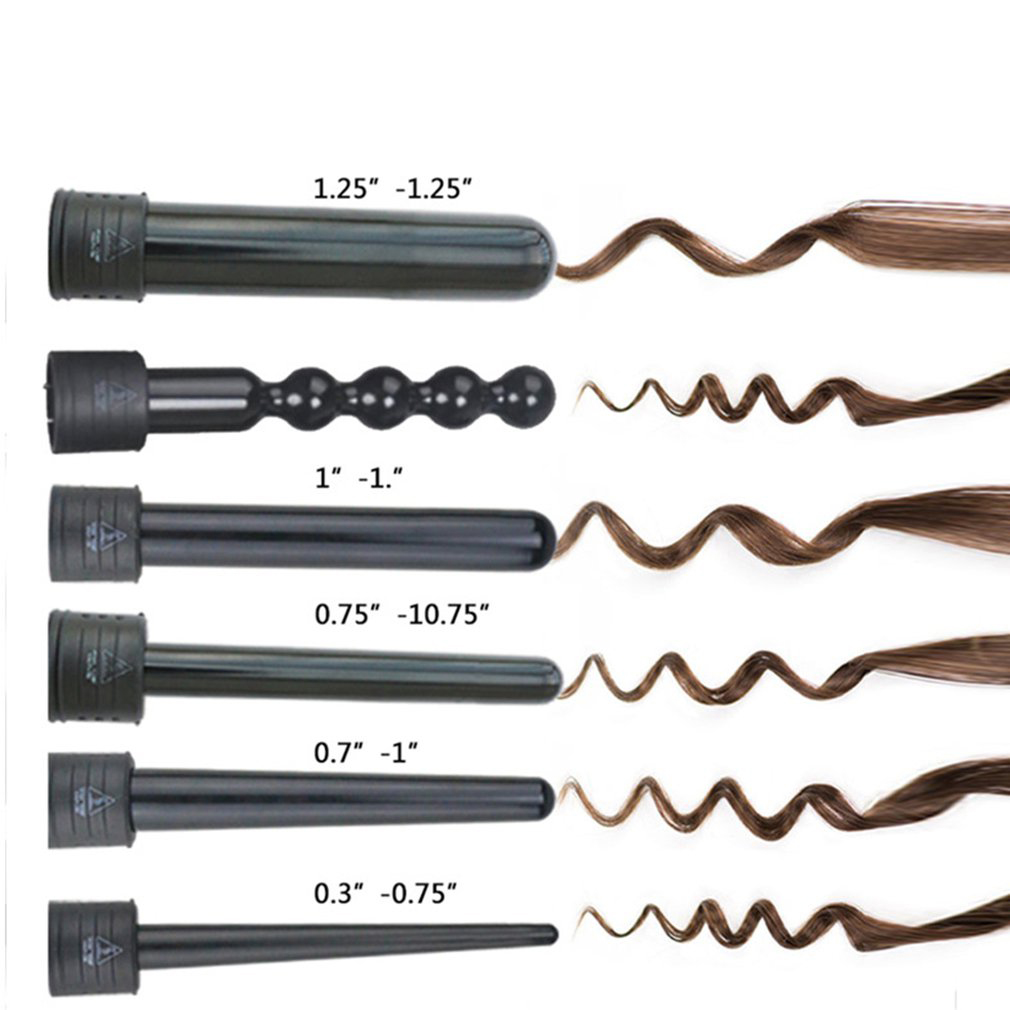 6 IN 1 Automatic Professional Hair Care & Styling Tools Wave Vivid Magic Electric Hair Curler