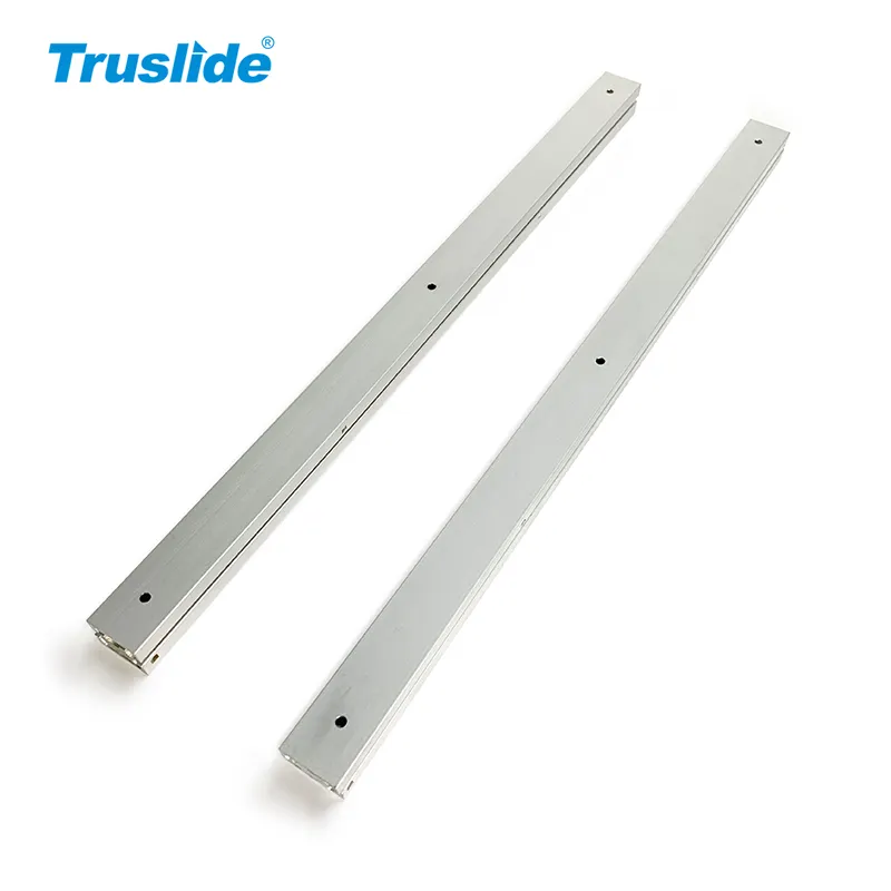 telescoping slide extension mechanism for dining table