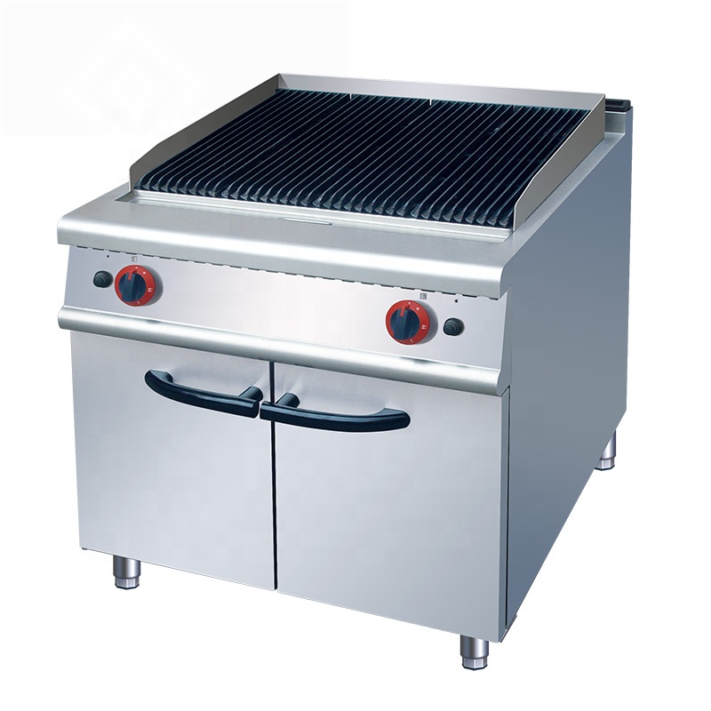 Gas Stove Oven Griddle Range with cabinet