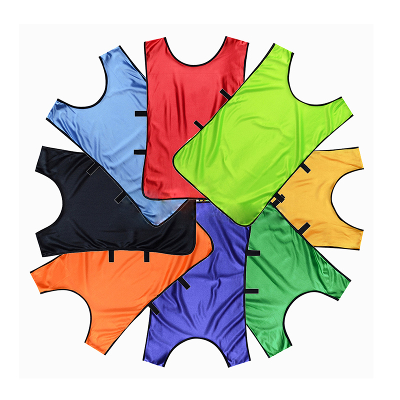 wholesale soccer training bibs with men tops pinnies
