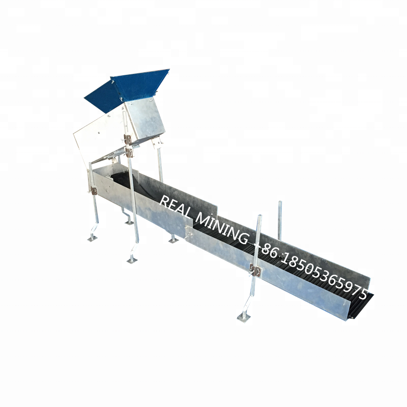 Mineral Separator Mini Gold Panning Prospecting Machine Gold Sluice Box Weight Only 20KG