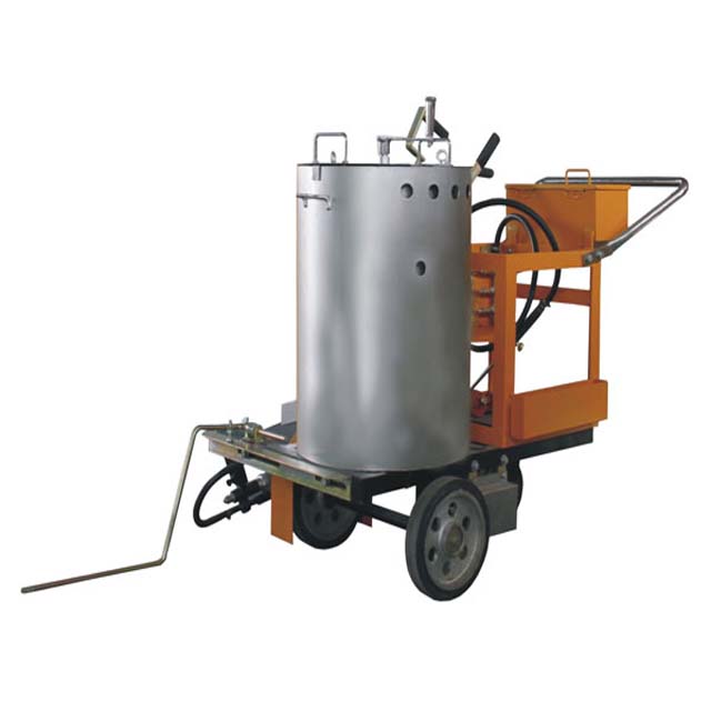 High quality 5.5HP gasoline engine, hand-push two-component spraying machine, high pressure airless cold spray marking machine