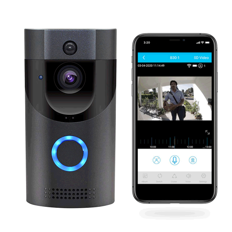 Deurbel Met камера 720P дверной звонок Беспроводная батарея питание смарт Wifi Беспроводной видеодомофон дверной звонок камера