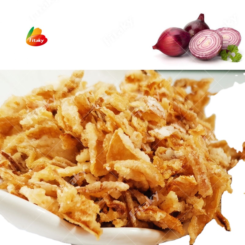 Жареный ломтик красного лука Жареный лук хрустящий вакуумный жареный лук