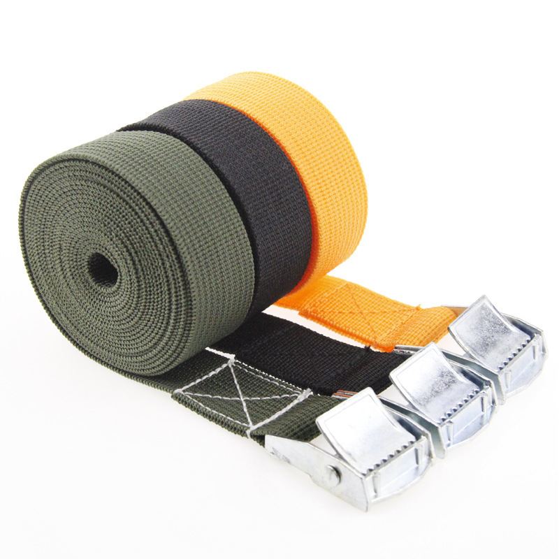 Wholesale Metal Cam Buckle Tie Down Strong Pallet Strapping Belt Quick Lock Rachet Straps Cargo Lash Fasten Belt