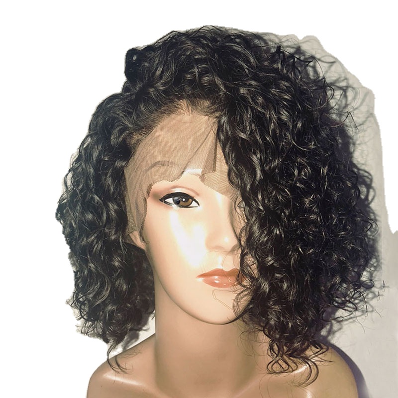 New European and American wig short curls for women