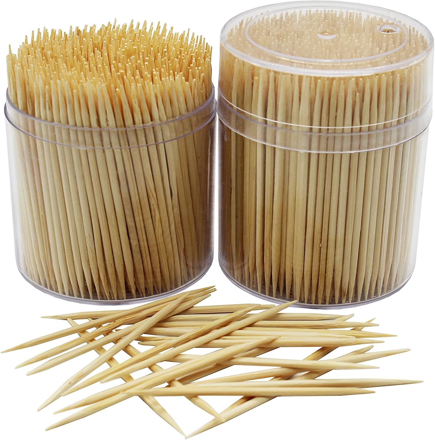 Customized Logo Good Quality Cleaning Teeth Disposable Tooth Pick Stick Bamboo Toothpick