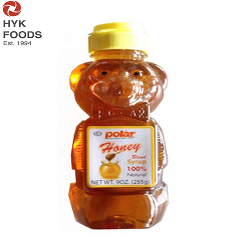 Низкая цена акции Bear бутылку меда смесь сироп с 45% мед