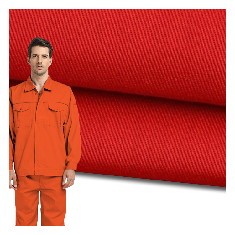 Quality assurance new design color twill t/c solid poly cotton uniform fabric workwear