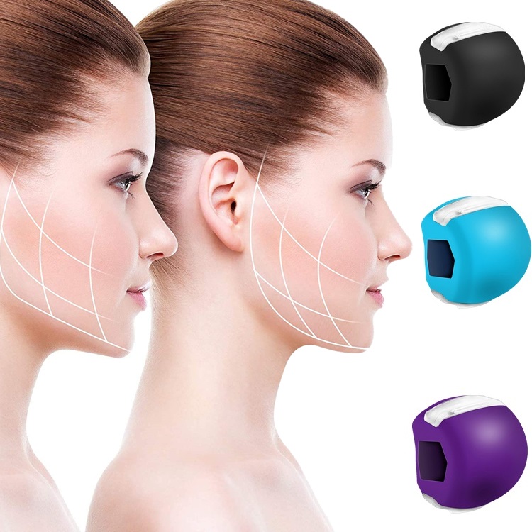 3 Level Jawline Silicone Lifting Anti-aging Tool Jaw Exercise Facial Muscles Exerciser Jaw And Neck Toning Exerciser Ball