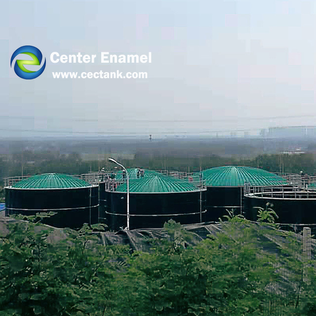 Vitreous enamel bolted anaerobic digestion tank with excellent corrosion resistance