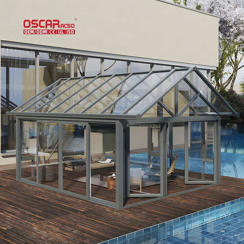 Aluminum Alloy Sunroom Custom Factory Direct Sales Multifunctional Used In Home Garden Creative Leisure Space