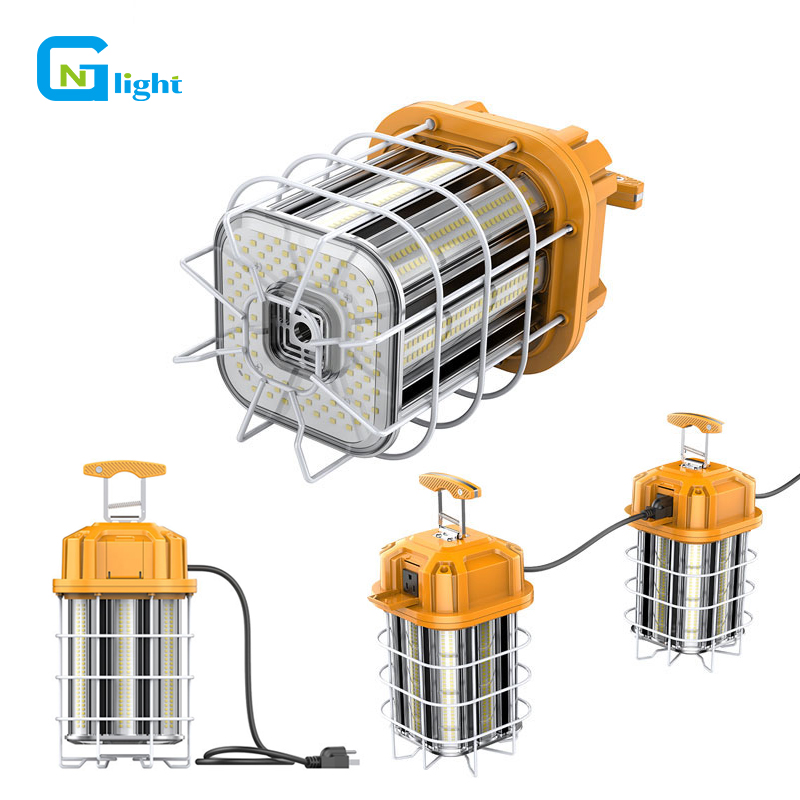 100w 360 Degree Beam Angle Led Jobsite Fixture Light Temporary Lamp Ce Rohs Certification Led Work Bulb Light