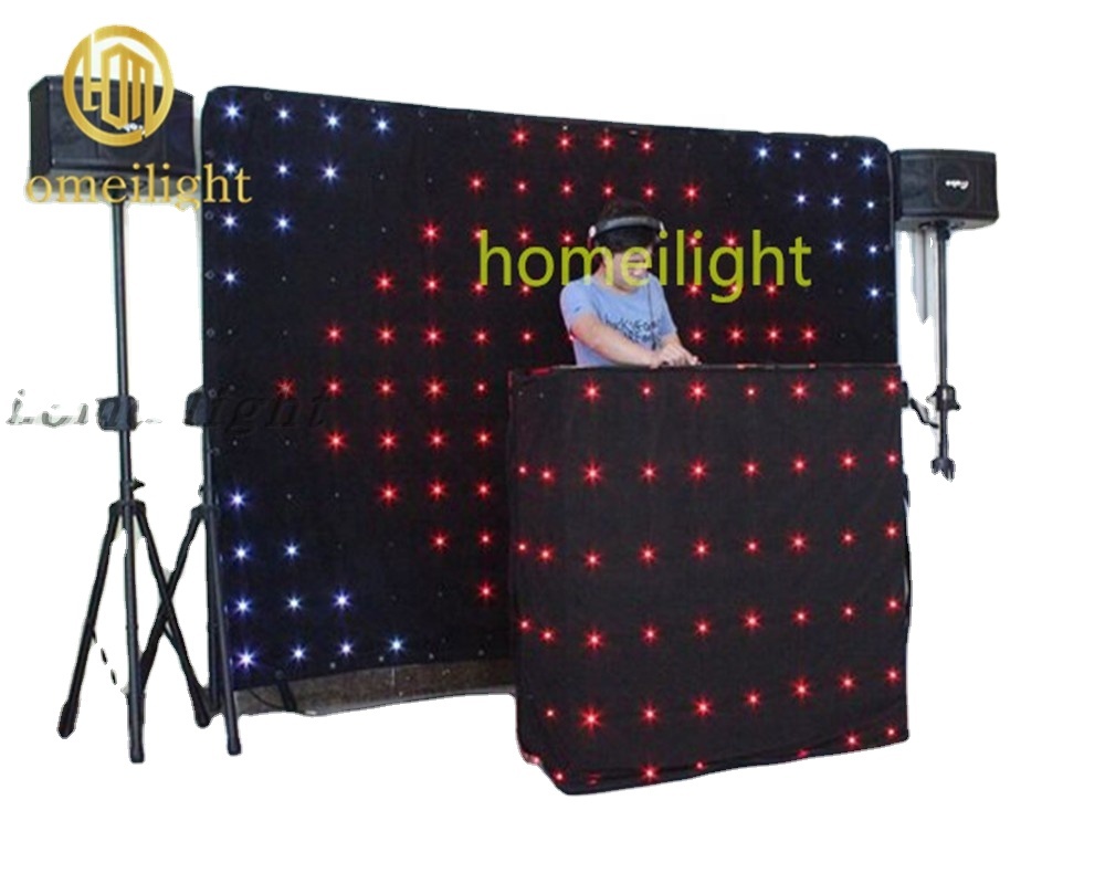 P18 CM LED Sound Active DMX512 Video Curtain RGB Vision Curtain RGB Software Curtain For DJ Booth Matrix