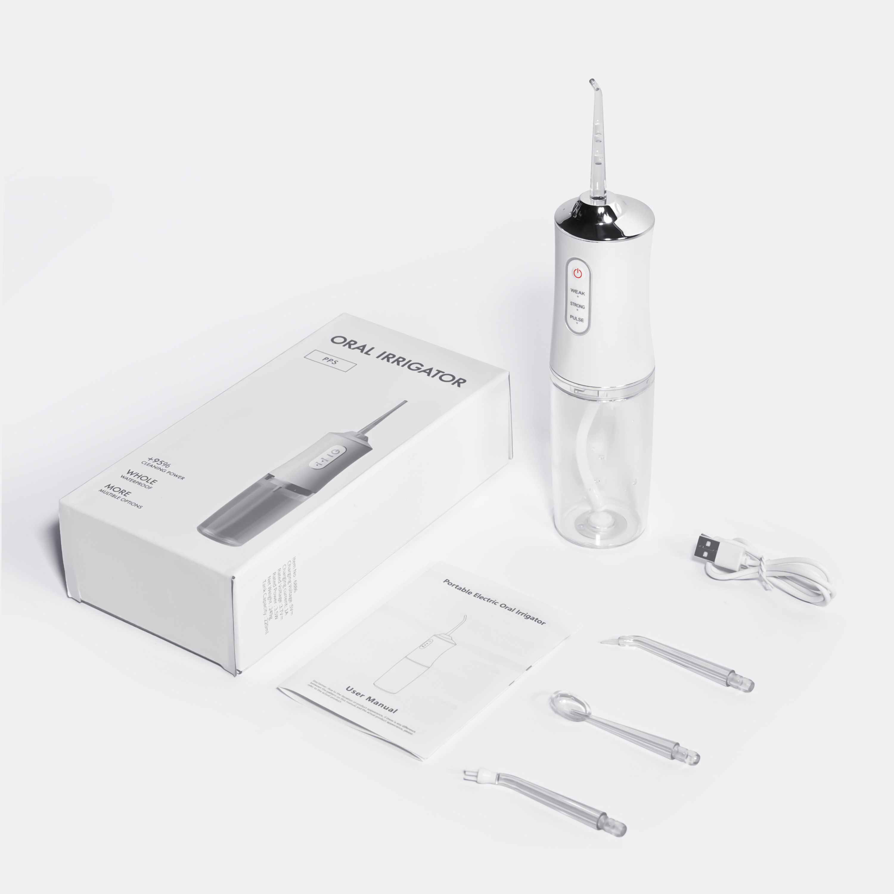 Top Rated OEM Electric Internal Toothbrush USB Charging Cheap Portable Water Flosser