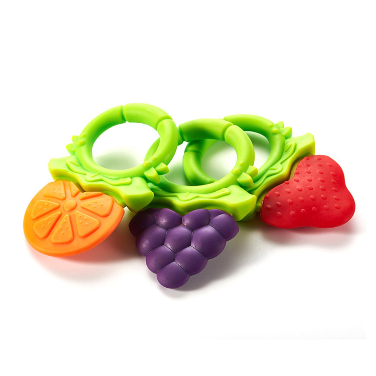 Manufacturer new BPA free customized diy food grade silicone soft baby teether teething toys