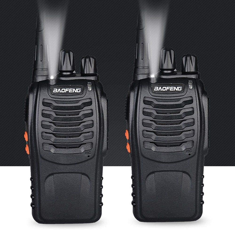 2 Way Long Range Radio 5W Walkie-talki Phone for Hotel Travel Woik Toik Baofeng Handheld Walkie Talkie