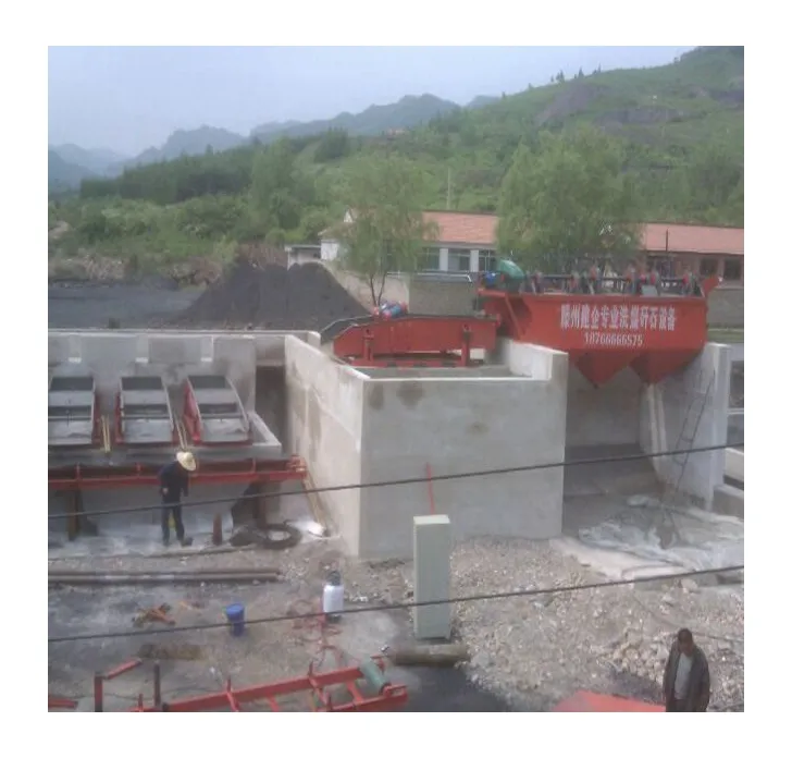 Top sale guaranteed quality large scale coal washing plant site gangue equipment