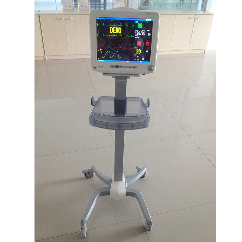 HF Medical Heart Rate Monitor With Trolley 12 Inch Adult/Children/Baby Vital Signs Monitor