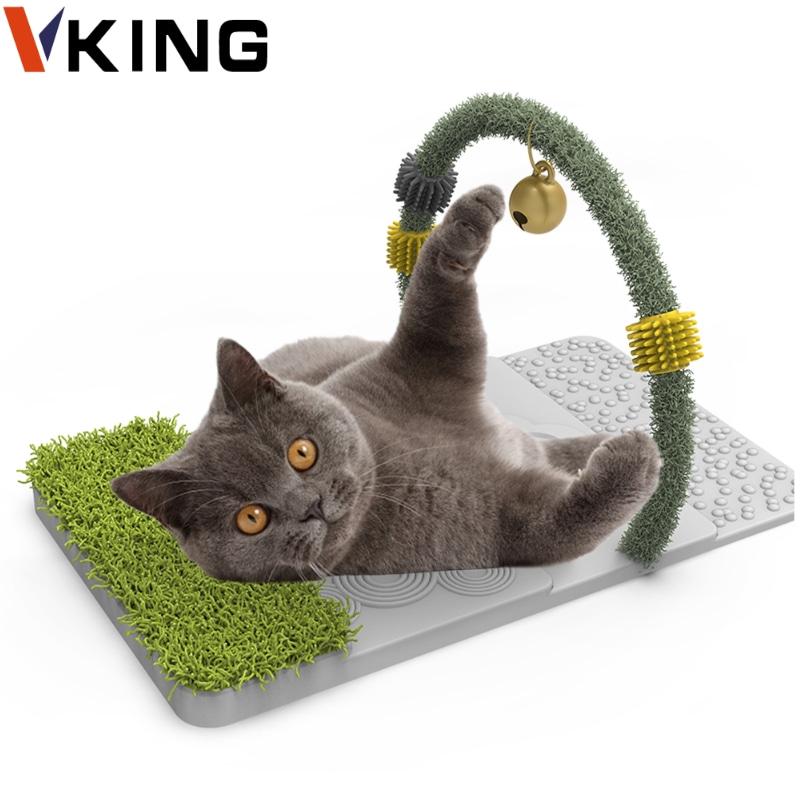 Vking 2021 Rubber New Product Explosion Boutique Multi-function Cat Scratch Pad Toy Cat Box