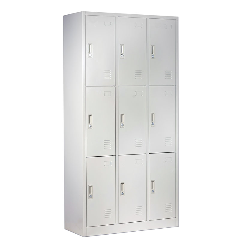 High quality adjustable with lock Locker gym iron locker cabinet wardrobe