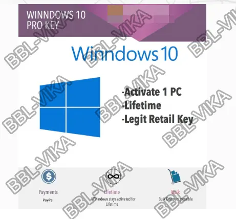 Send Email 100% online download Winndows 10 Professional key code online activation Windows 10 Pro License