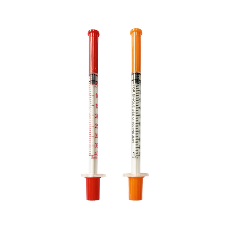 Disposable Ultra Sharp Needle Insulin Syringe Surgical Injection 1ml Syringe 29g Hypodermic Insulin Syringe with Needle