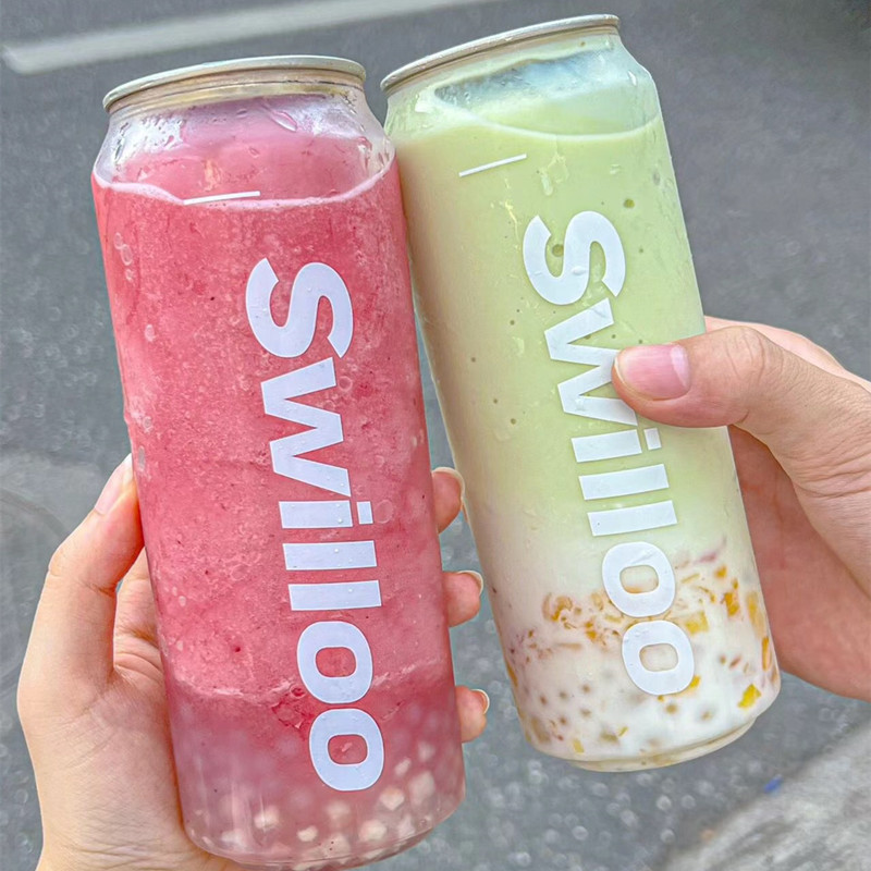 500ML Ring-Pull Can Drink Tea Juice Milk Container Plastic Beverage Bottle