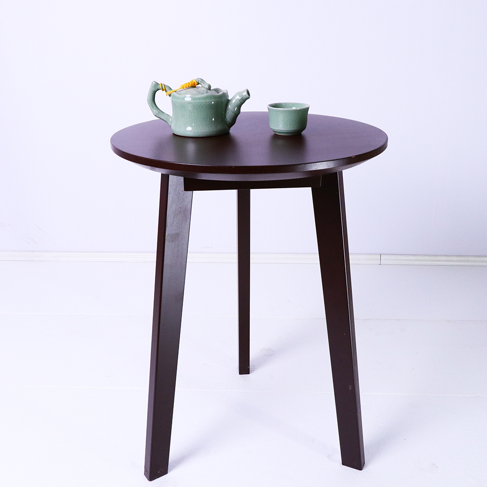 Luxury Modern Black Round Coffee Table Bamboo Sofa Side Table Bamboo End Table