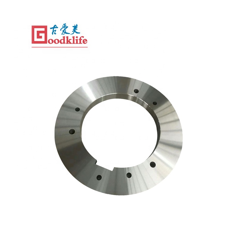 Steel sheet slitting machine knife