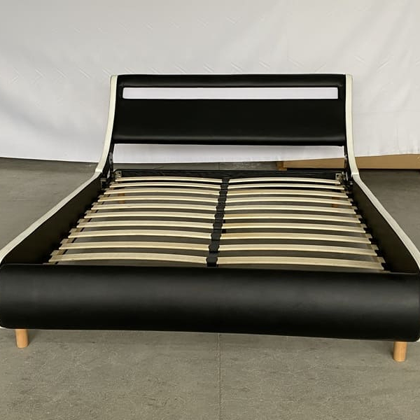 Canopy Bed Frame Lucite Bedroom lamp bed Transparent New 2021 Factory Price Modern Design Acrylic Soft Gold Customized Style
