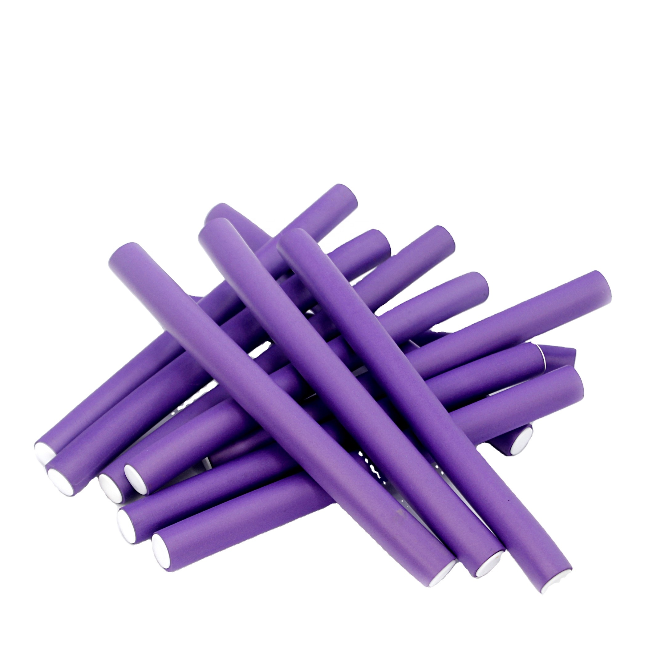 Новые продукты, Flexi стержни, завивка волос, бигуди, ролики для салона, 20*240 мм, 6 шт./полипропиленовый пакет, 7-10 дней в наличии, логотип клиента