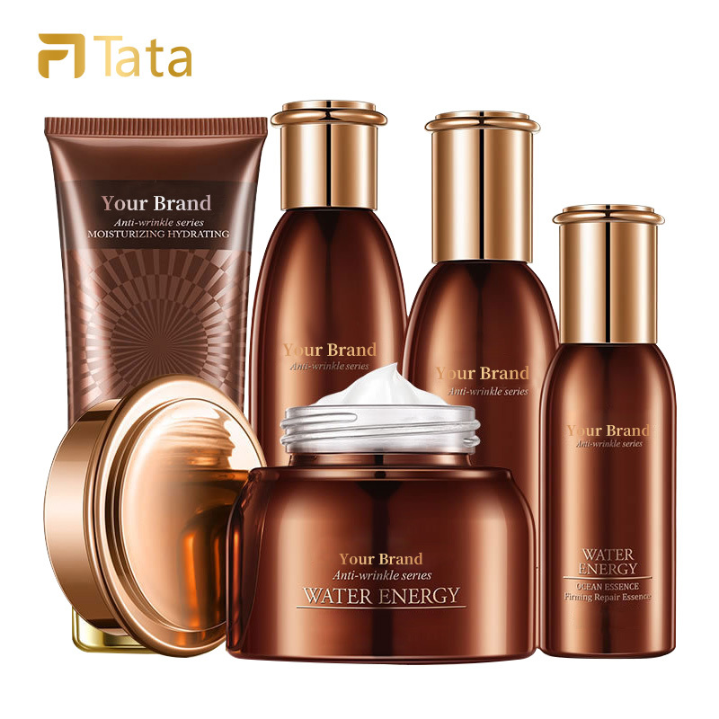 Private Label Hot Selling Skin Care Set Acetyl Hexapeptide 3 Six In One Anti-wrinkle Anti- Aging Facial Skin Care Set
