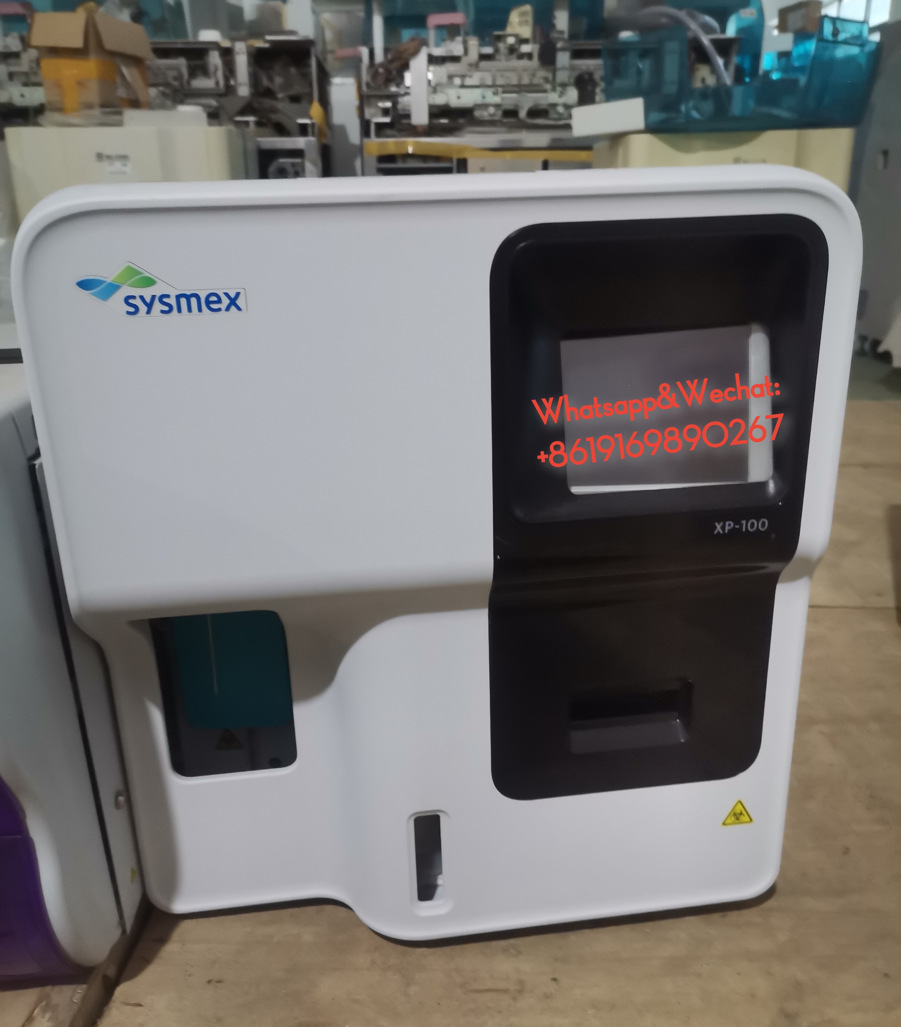 Сисмекс XP100, refurished 3-компонентная совместный анализ гематологических химических веществ анализатор, используемое лабораторией оборудования, в хорошем состоянии.