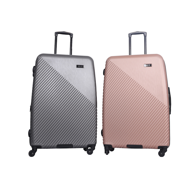 New style beautiful 3 pcs trolley Abs travel luggage bag sets