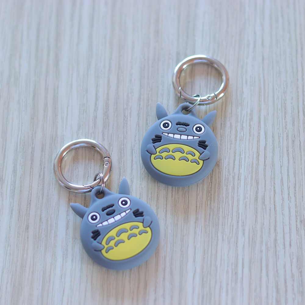 Soft Silicone for Apple Air Tag Cartoon Cute Anime Totoro Anti-Lost Protective With Holeder 3D Fashion Design Wholesale Custom