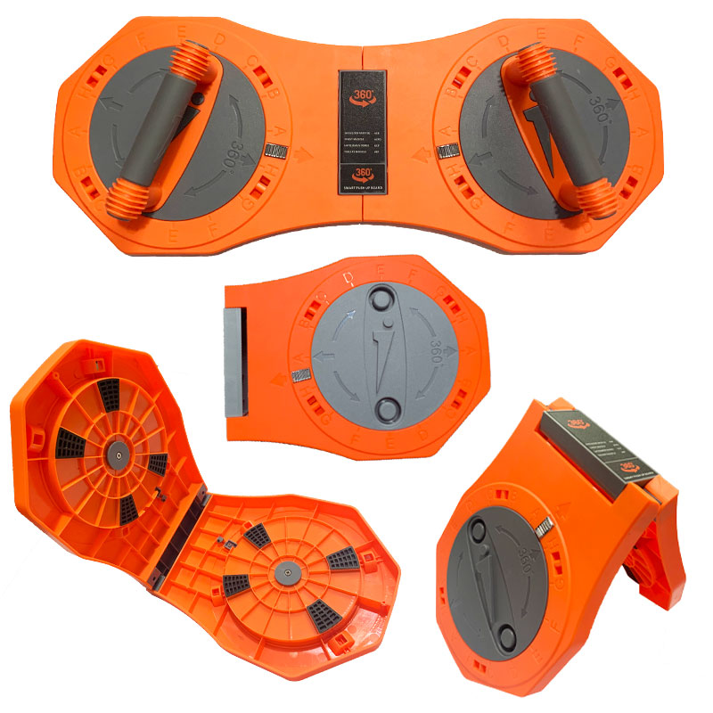 2021 New Design Portable Home Exercise board Orange System Push-ups board Men And Women Exercise Foldable Push-Up Board