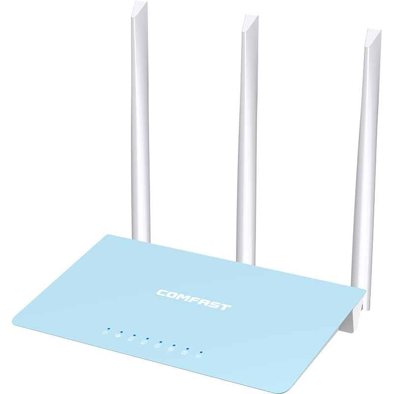 Comfast 1200Mbps High Speed Dual Band Wireless Router 1 WAN+3 LAN RJ45 Ports 3*5dbi High Gain Antenna Home Use WiFi Router