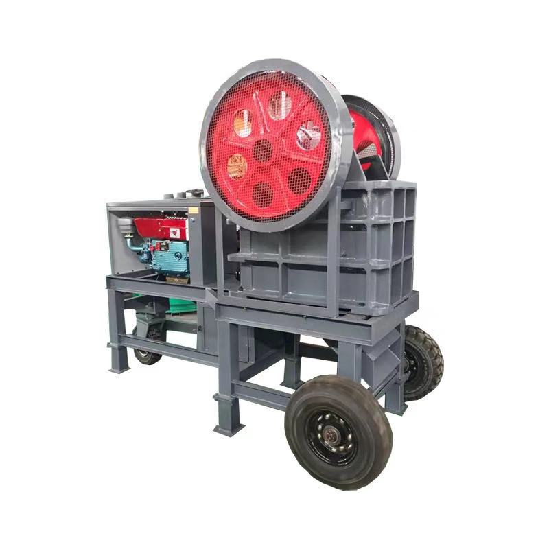 hot sale mini diesel engine complete plant stone crushing used small diesel engine jaw rock mobile machine brick crusher
