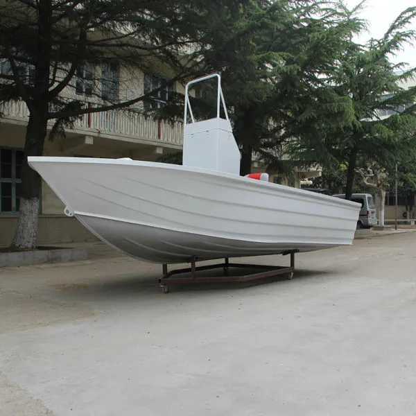 CE aluminum fishing boats 4.5m 15ft dinghy with side console