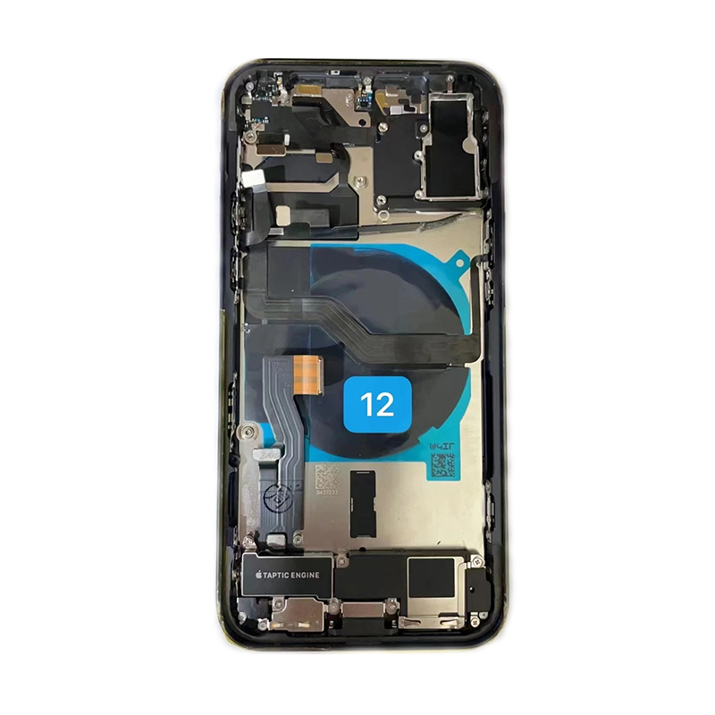 Стеклянная задняя крышка для iPhone 8/11/X/12/13pro Max со средней рамкой